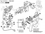 Bosch 0 603 312 696 PSB 450 R Percussion Drill 240 V / GB Spare Parts PSB450R